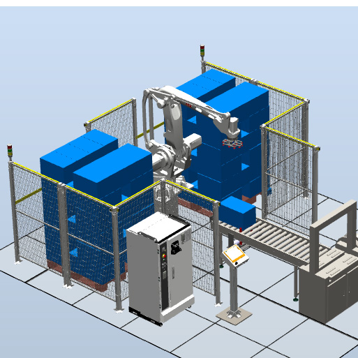 箱體機器人碼垛工作站